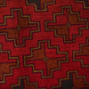Baluchi Rug Handmade Red Geometric 4x6 ft