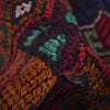 Baluchi Rug Handmade Dark Blue Geometric 4x6 ft