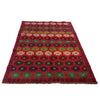 Baluchi Rug Handmade Red Floral 4x6 ft
