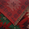 Baluchi Rug Handmade Red Floral 4x6 ft