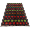 Baluchi Rug Handmade Dark Blue Geometric 4x6 ft