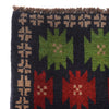 Baluchi Rug Handmade Dark Blue Geometric 4x6 ft