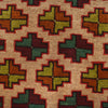 Baluchi Rug Handmade Tan Floral 4x6 ft