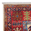Kazak Rug Handmade Ivory Medallion 4x6 ft