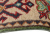 Kazak Rug Handmade Green Medallion 3x5 ft