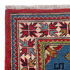 Kazak Rug Handmade Blue Medallion 3x5 ft