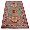 Kazak Rug Handmade Blue Medallion 3x5 ft