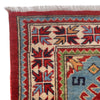 Kazak Rug Handmade Blue Medallion 3x5 ft