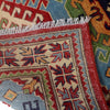 Kazak Rug Handmade Blue Medallion 3x5 ft