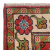 Kazak Rug Handmade Red Medallion 2x4 ft