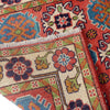 Kazak Rug Handmade Red Medallion 2x4 ft