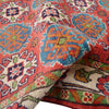 Kazak Rug Handmade Red Medallion 2x4 ft