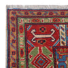 Kazak Rug Handmade Beige Medallion 4x7 ft