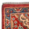 Heriz Area Rug Handmade Red Medallion 9x12 ft