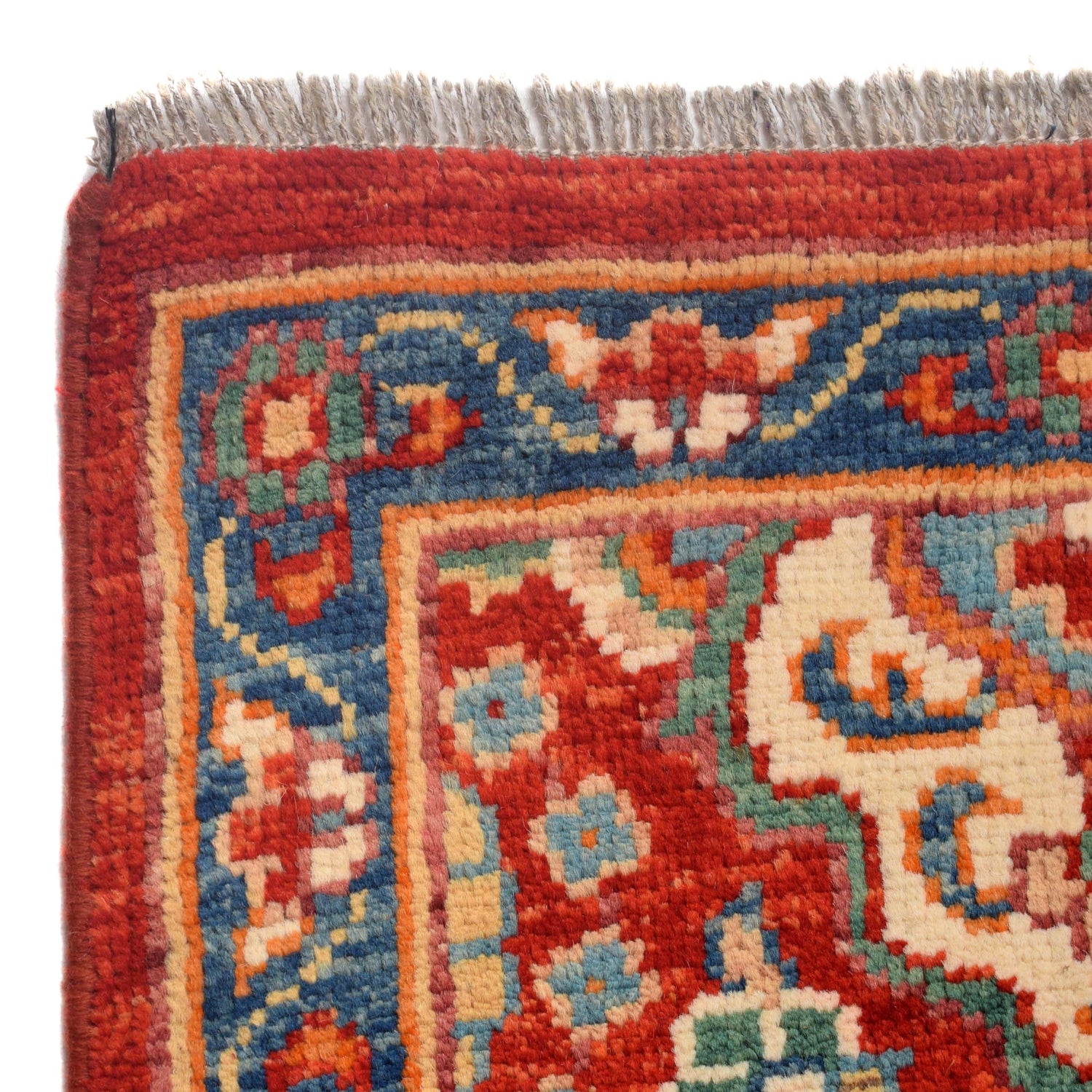 Heriz Area Rug Handmade Red Medallion 9x12 ft