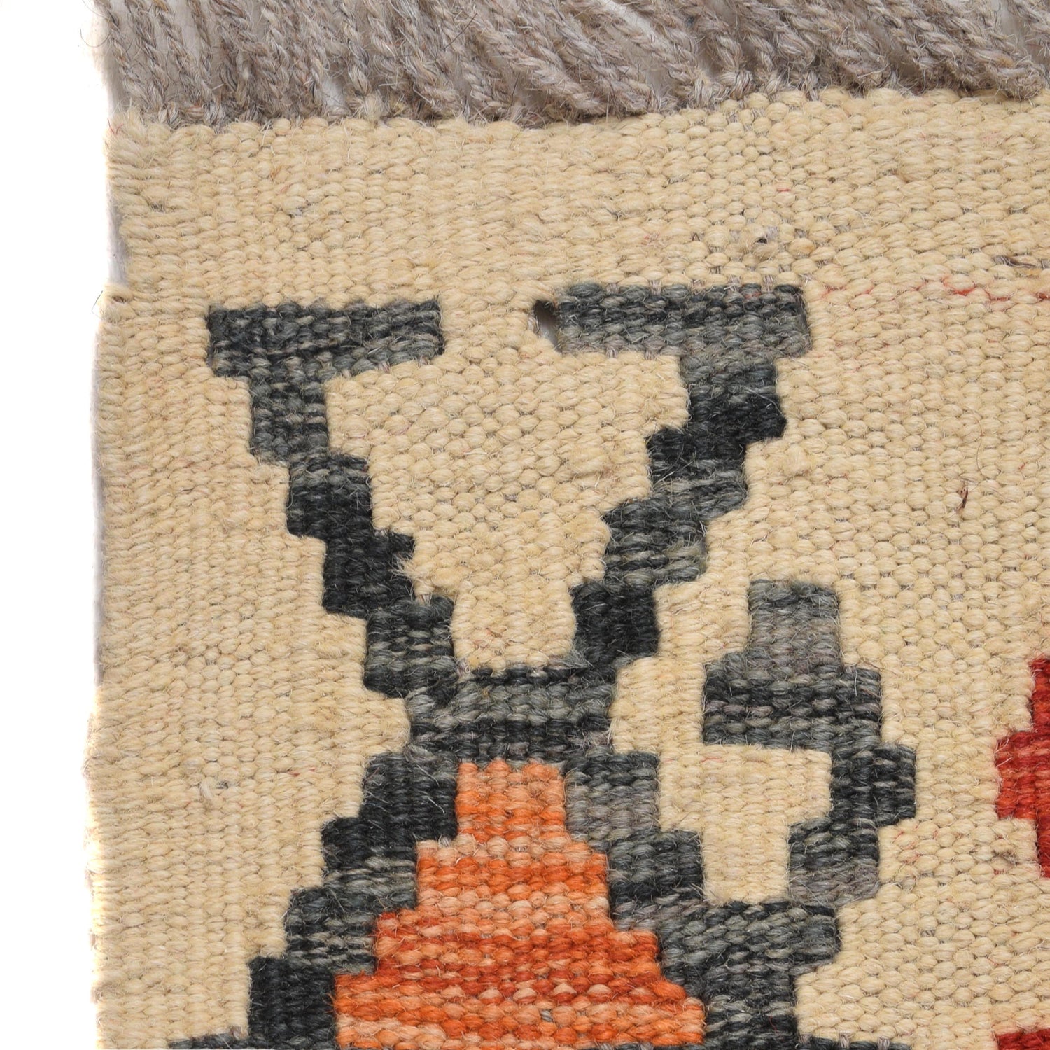 Handmade Multi Kilim Geometric 10' Runner
