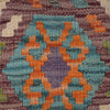 Handmade Multi Kilim Geometric 10' Runner