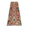 Handmade Multi Kilim Geometric 10' Runner