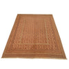 Nakhunak Kilim Area Rug Handmade Yellow Geometric 4x6 ft