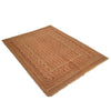 Nakhunak Kilim Area Rug Handmade Yellow Geometric 4x6 ft