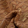Nakhunak Kilim Area Rug Handmade Yellow Geometric 4x6 ft