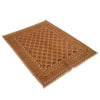 Nakhunak Kilim Area Rug Handmade Yellow Geometric 2x4 ft