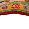 Kazak Rug Handmade Red Medallion 4x7 ft