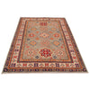 Kazak Rug Handmade Gray Medallion 4x7 ft