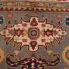 Kazak Rug Handmade Gray Medallion 4x6 ft