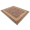 Kazak Rug Handmade Gray Medallion 8x10 ft