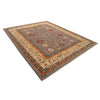 Kazak Rug Handmade Gray Medallion 8x10 ft