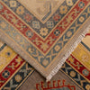 Kazak Rug Handmade Gray Medallion 8x10 ft