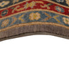 Kazak Rug Handmade Gray Medallion 8x10 ft