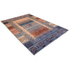 Shikargah Area Rug Handmade Blue Animal/Birds 7x10 ft