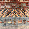 Shikargah Area Rug Handmade Blue Animal/Birds 7x10 ft