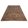 Sultani Area Rug Handmade Gray Floral 7x10 ft