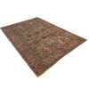 Sultani Area Rug Handmade Gray Floral 7x10 ft
