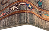 Sultani Area Rug Handmade Gray Floral 7x10 ft