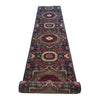 Mamluk Runner Rug Handmade Multi Medallion 18' Runner