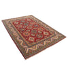 Kazak Rug Handmade Red Medallion 4x7 ft
