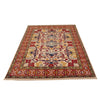 Kazak Rug Handmade Ivory Medallion 4x7 ft