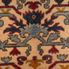 Kazak Rug Handmade Ivory Medallion 4x7 ft
