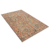 Kazak Rug Handmade Gray Medallion 4x6 ft