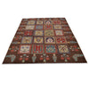 Bakhtiar Area Rug Handmade Brown Floral 4x7 ft