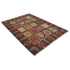 Bakhtiar Area Rug Handmade Brown Floral 4x7 ft