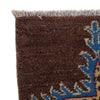 Bakhtiar Area Rug Handmade Brown Floral 4x7 ft
