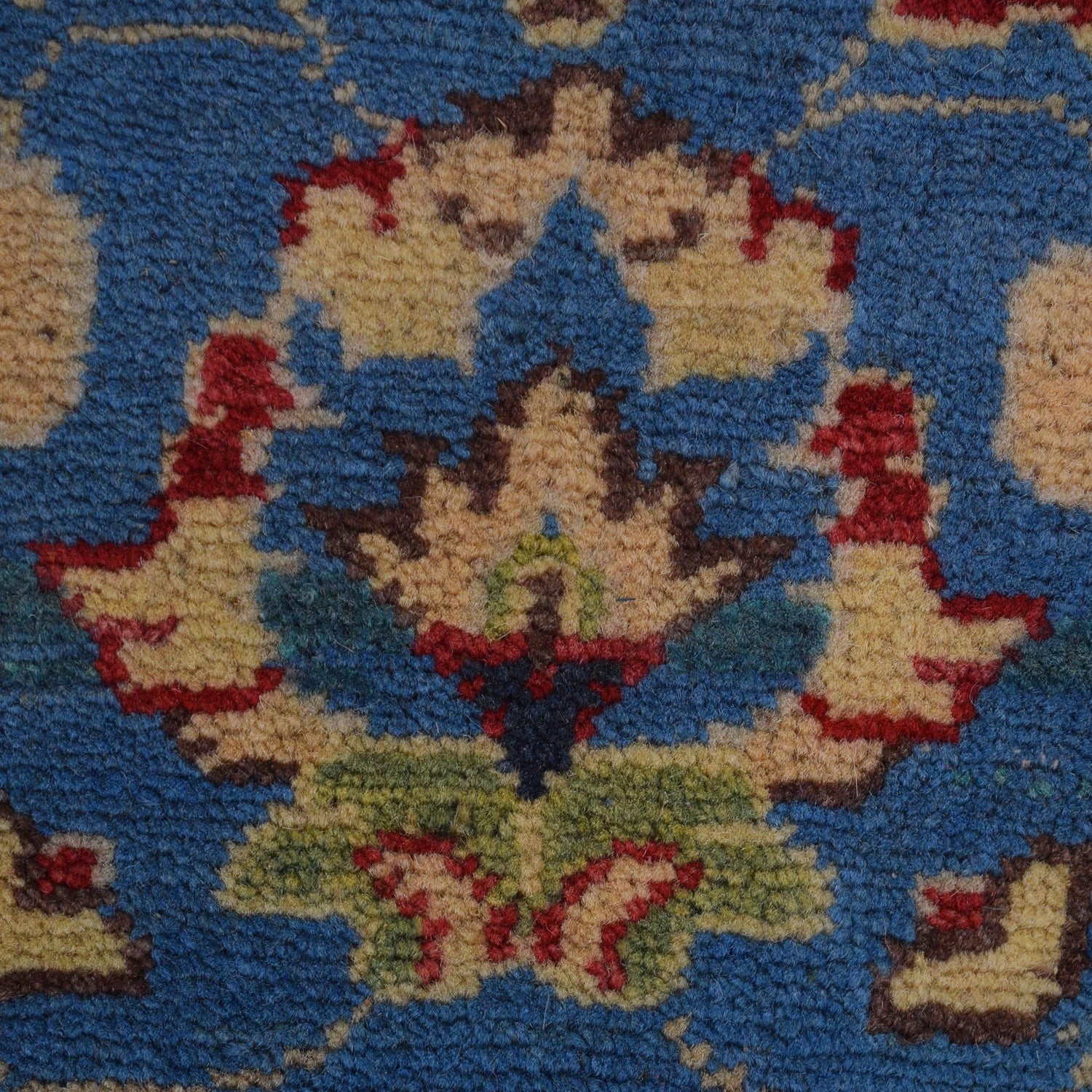 Bakhtiar Area Rug Handmade Brown Floral 4x7 ft