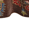 Bakhtiar Area Rug Handmade Brown Floral 4x7 ft