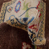 Bakhtiar Area Rug Handmade Brown Floral 4x7 ft