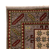 Mamluk Area Rug Handmade Gray Medallion 4x6 ft